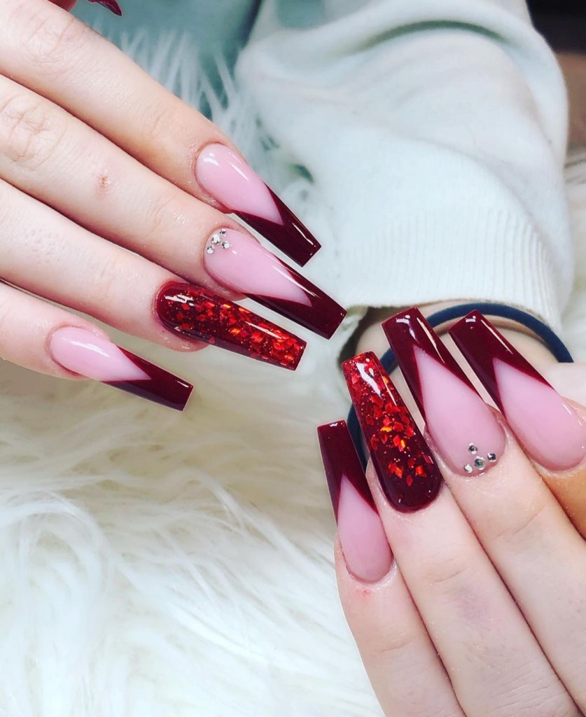 Red_Glitzer_Nail_Bremen_Schwachhausen